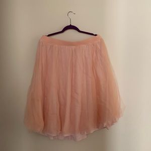 Tulle skirt , Dusty Rose (Plus Size)